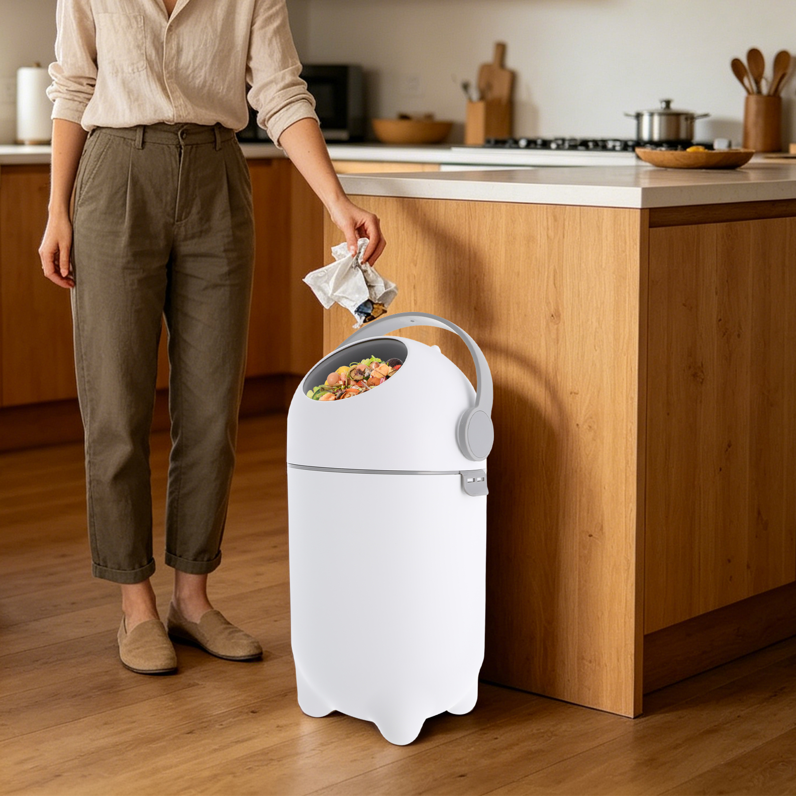 Diaper Pail Odor - Diaper Pail with Airtight Lid,15L Airtight