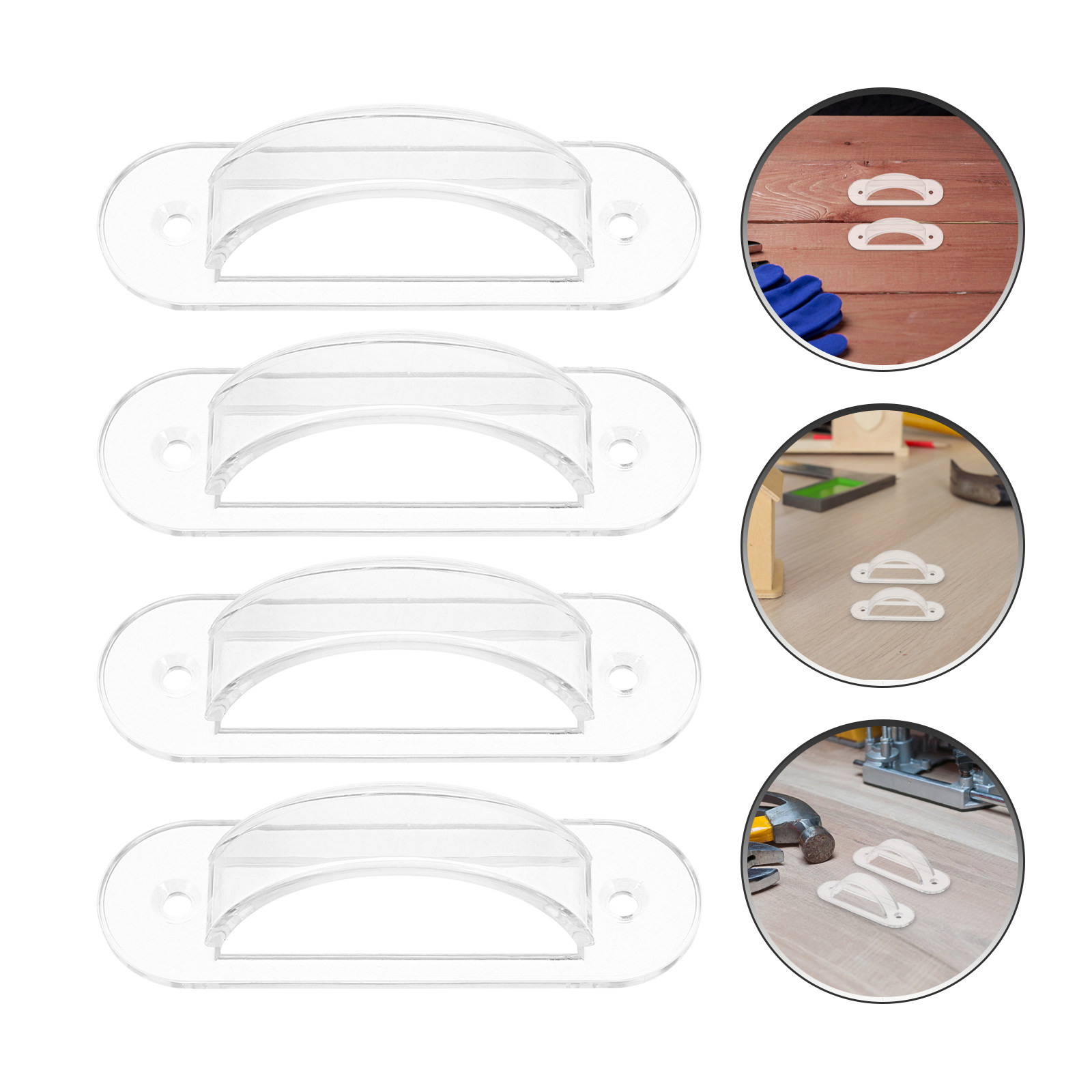 Outlet Cover Childproof - 4pcs Switch Protection Plate Transparent Childproof