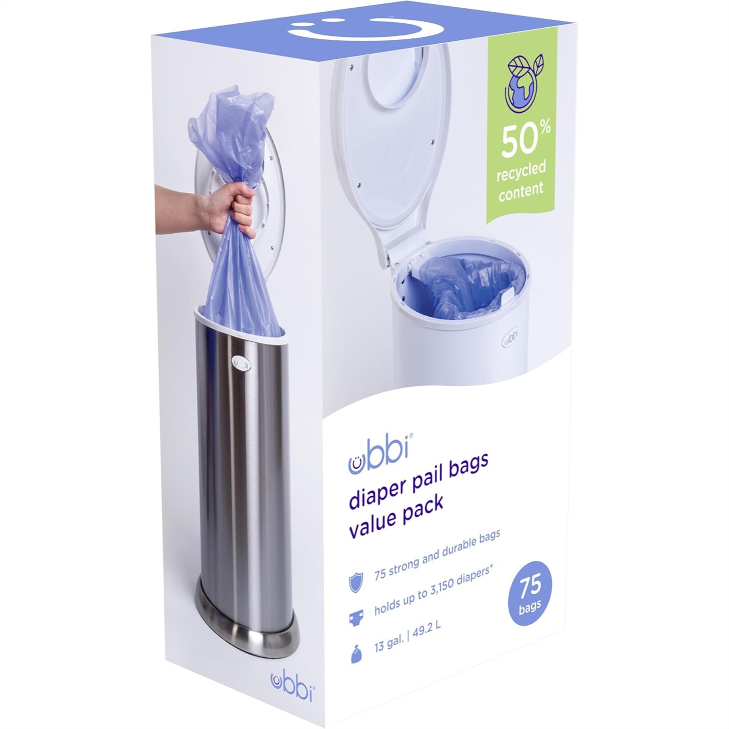 Diaper Pail Odor - Diaper Pail Refill Bags 13-Gallon 3