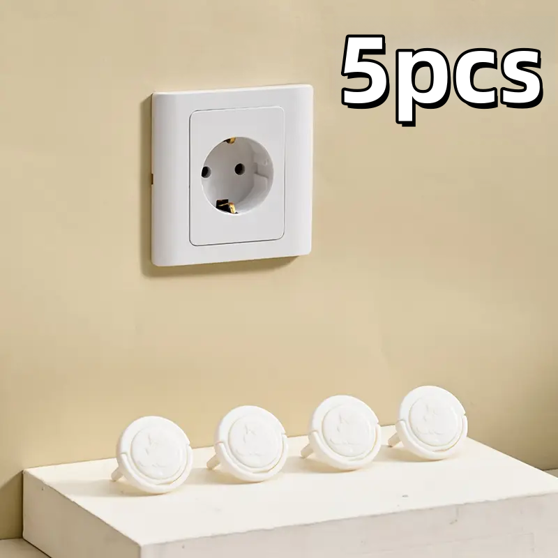 Outlet Cover Childproof - 5pcs EU Childproof Socket Covers -