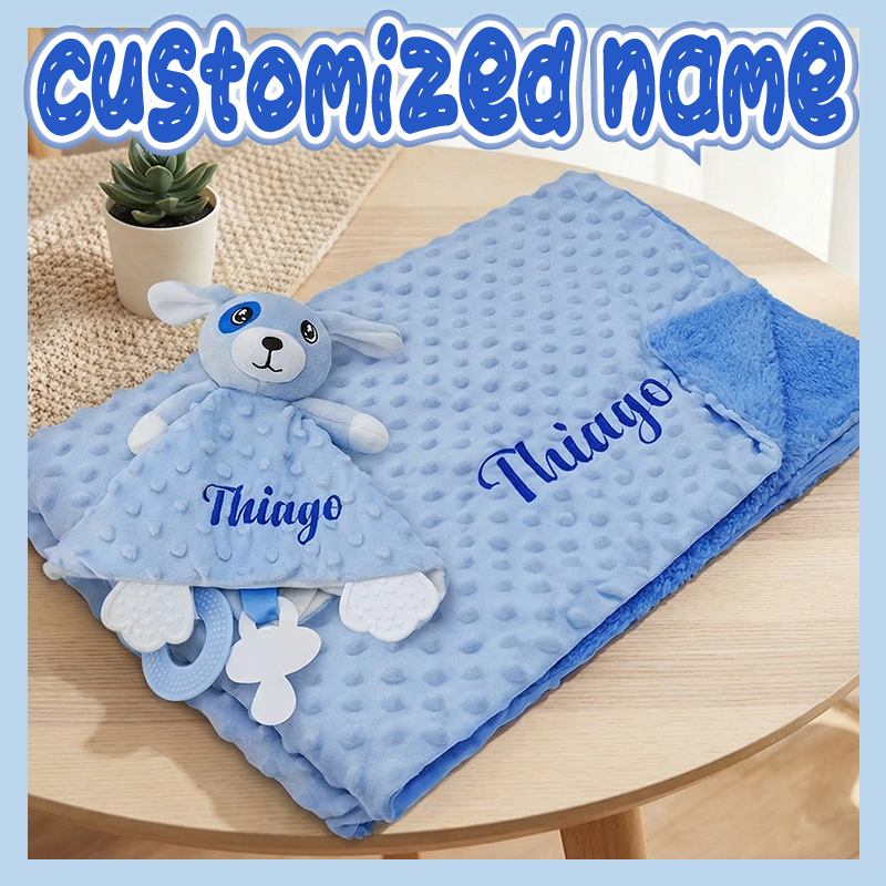 Baby Nursery Animal Theme - Custom Baby Name 100% Cotton Animal-Themed