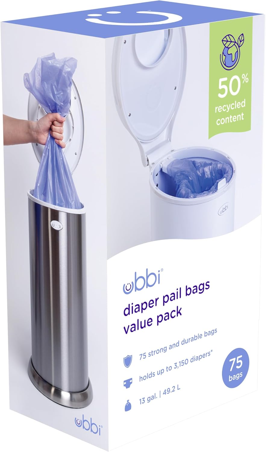 Diaper Pail Odor - Diaper Pail Bags 3 Pack 75