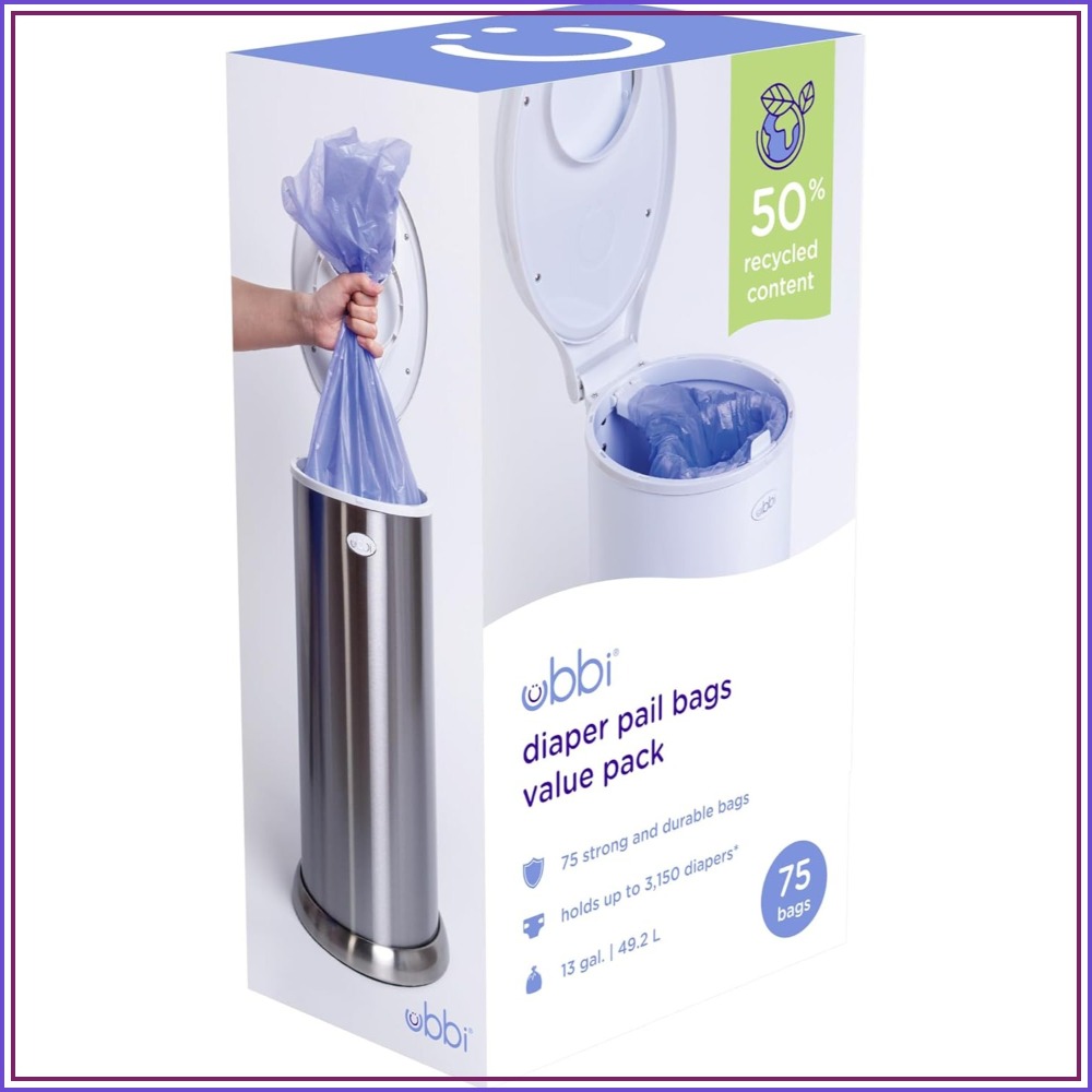 Diaper Pail Odor - Disposable Baby Diaper Pail Bags, 3