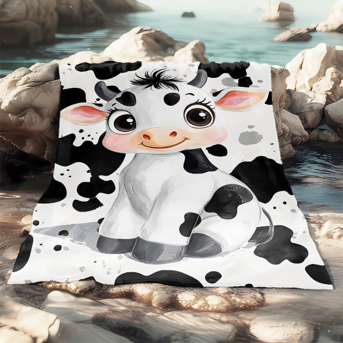 Cute Cartoon Cow Black White S - đánh giá và giá Baby Nursery Animal Theme