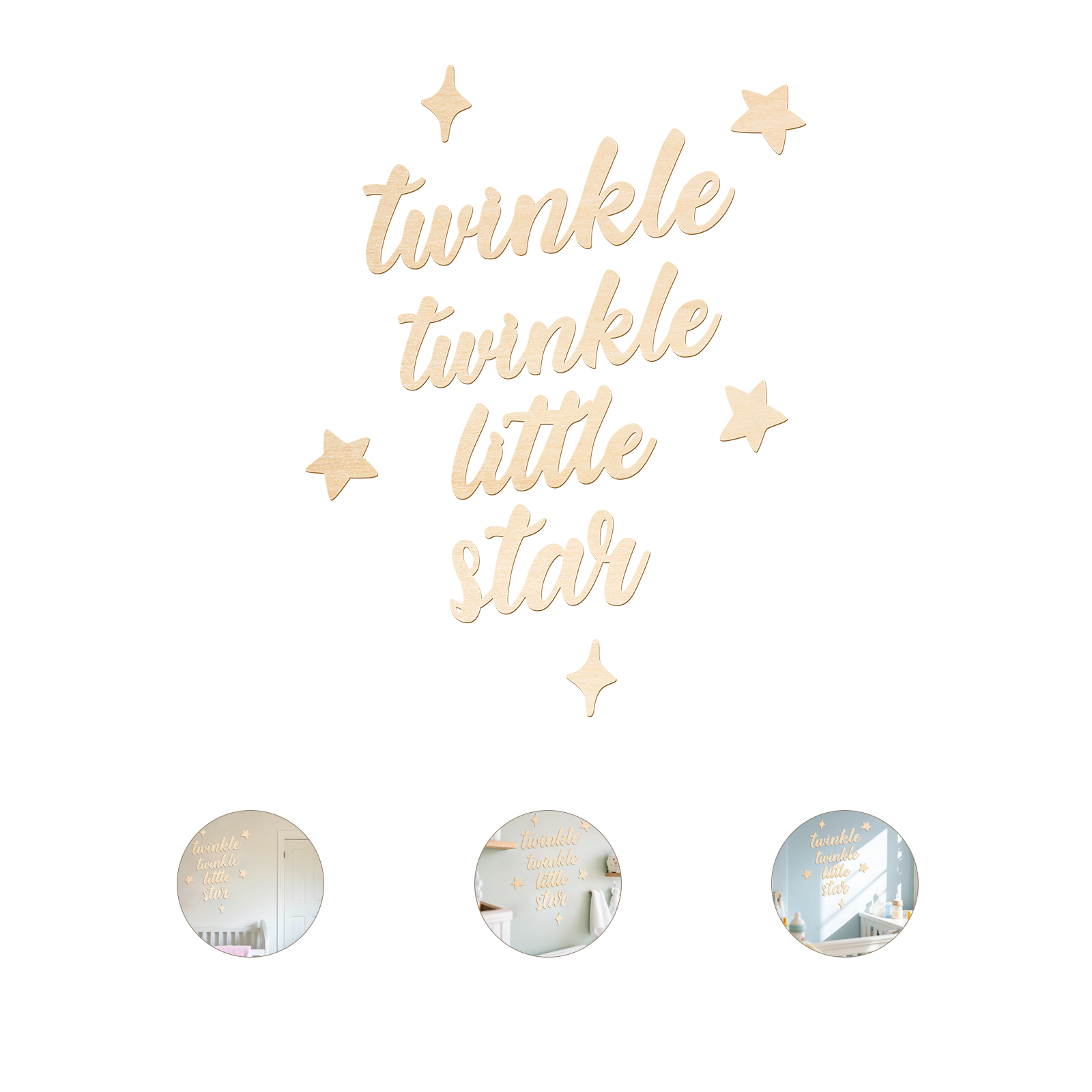 Twinkle Twinkle Little Star Wo - đánh giá và giá Baby Nursery Art