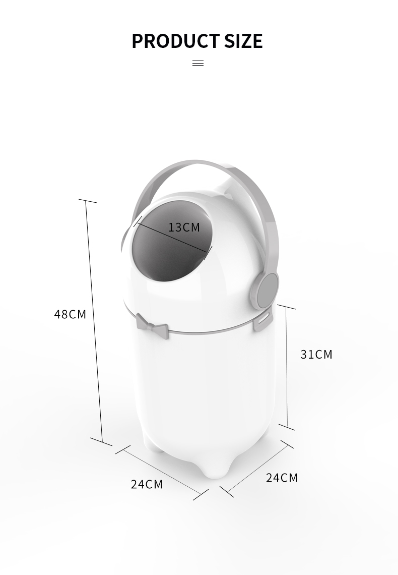 2025 Factory Creative Design A - đánh giá và giá Diaper Pail Odor