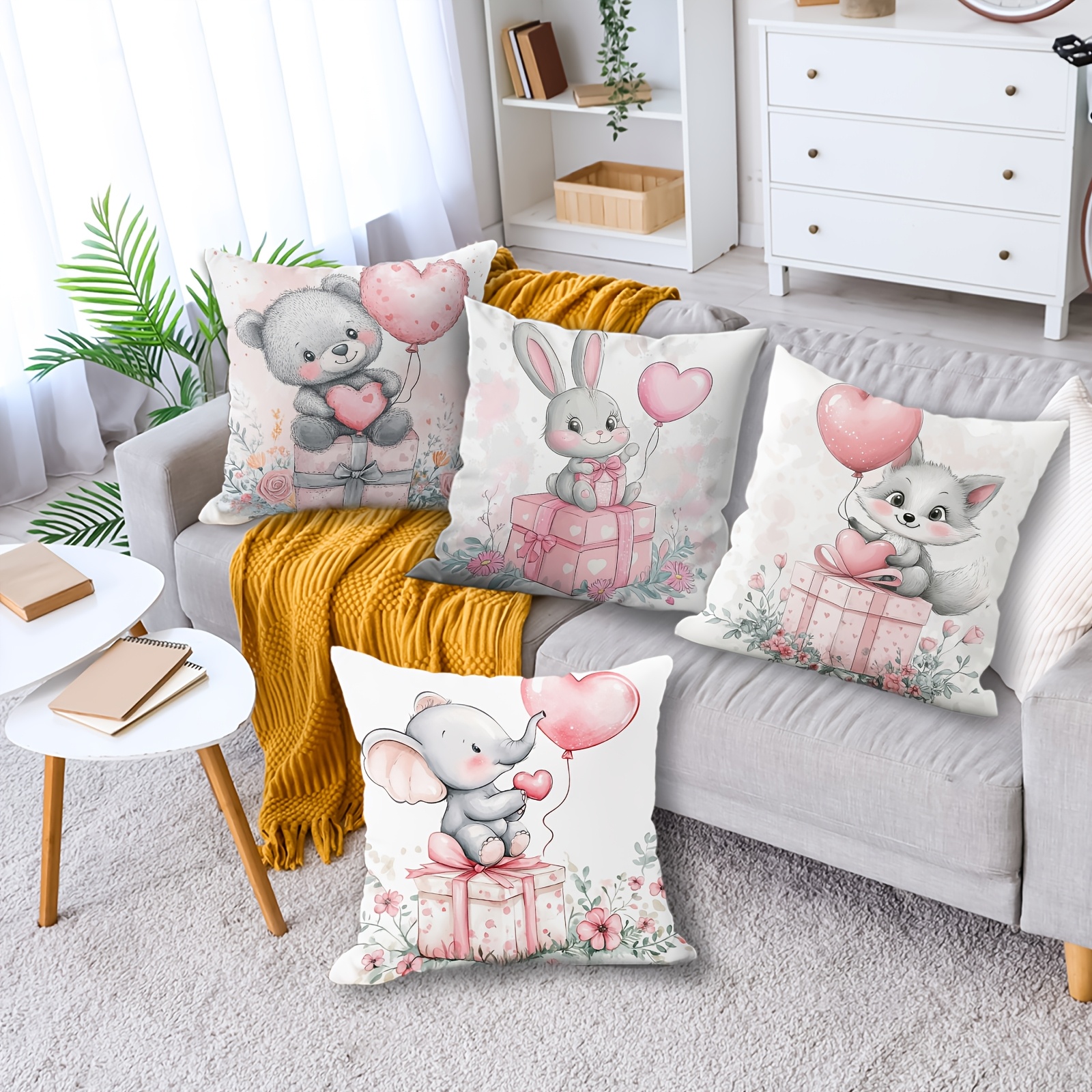 Adorable Printed Animal Theme  - đánh giá và giá Baby Nursery Animal Theme
