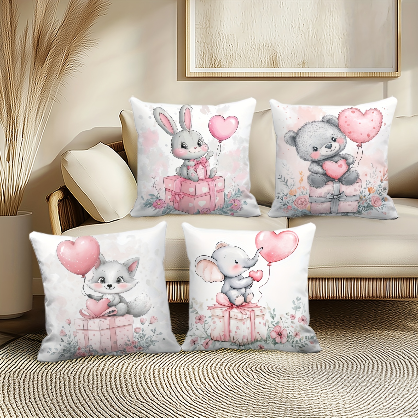 Adorable Printed Animal Theme  - đánh giá và giá Baby Nursery Animal Theme