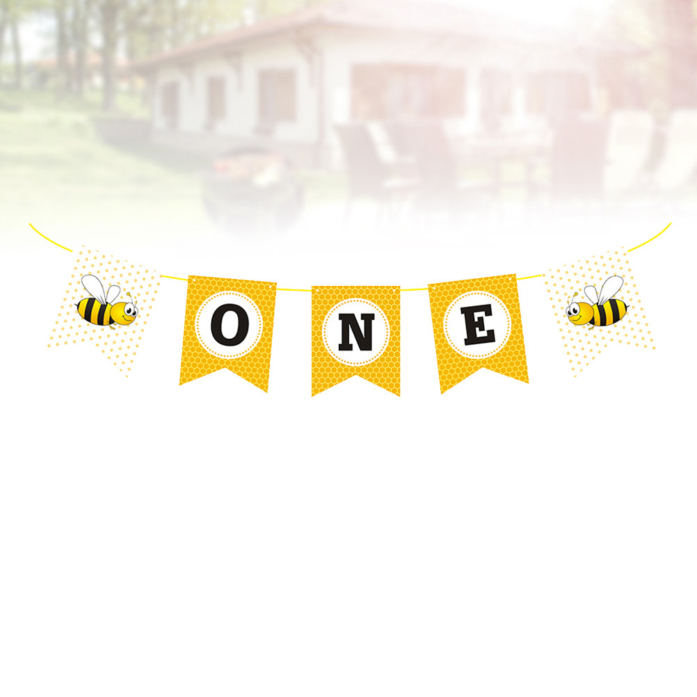 Bee Inspired Bunting Banner On - đánh giá và giá Baby Nursery Bunting