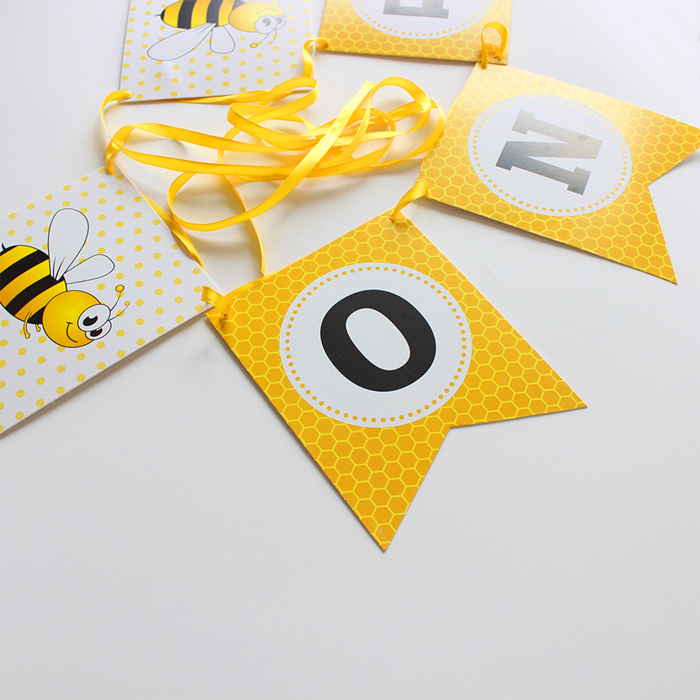 Bee Inspired Bunting Banner On - đánh giá và giá Baby Nursery Bunting