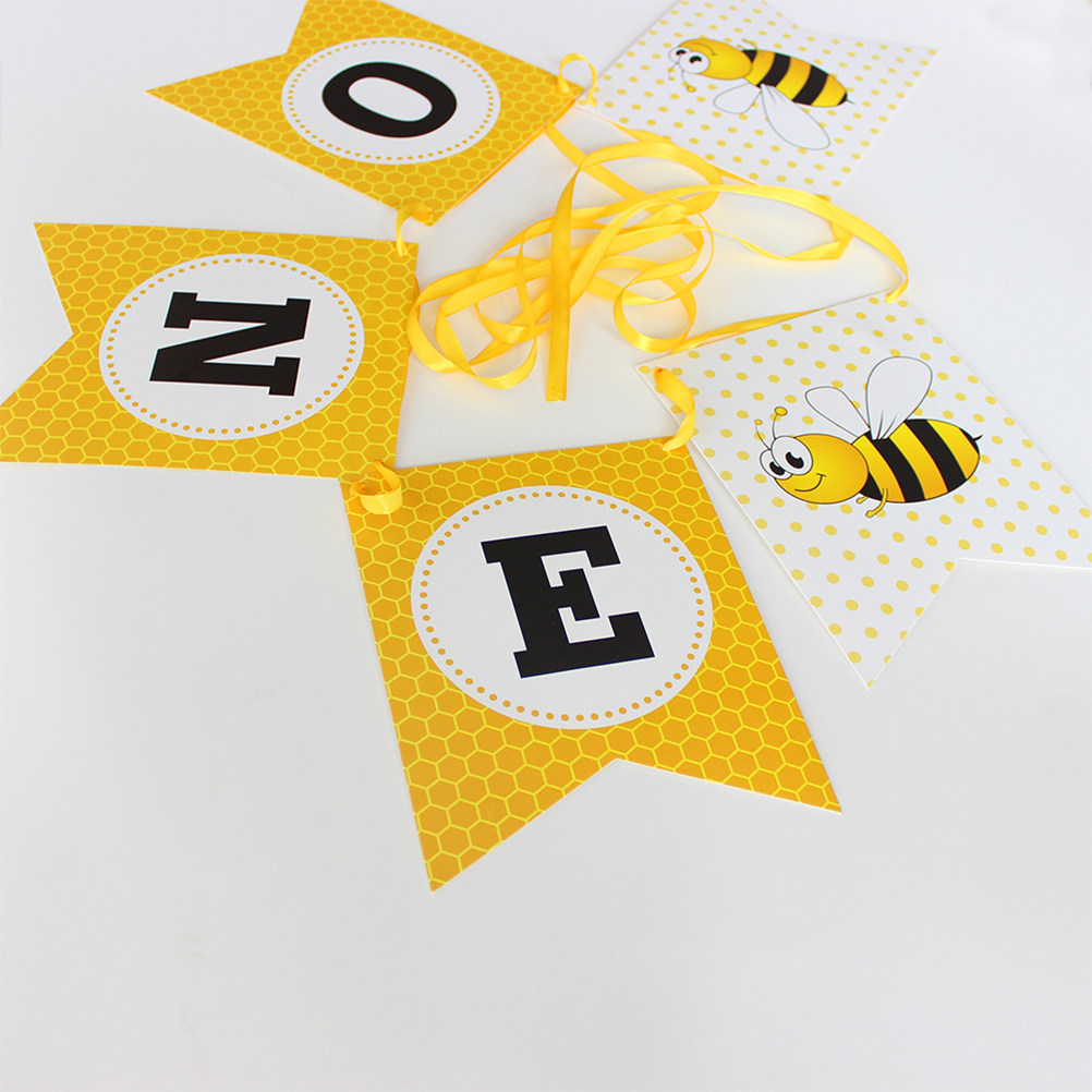 Bee Inspired Bunting Banner On - đánh giá và giá Baby Nursery Bunting