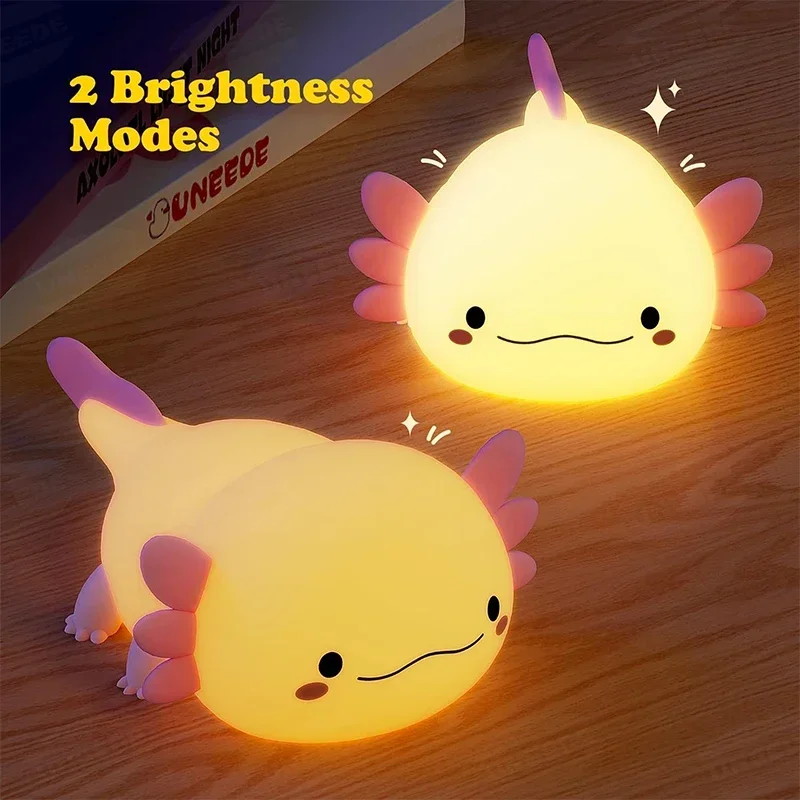 Cute Axolotl Night Light Silic - đánh giá và giá Baby Nursery Light