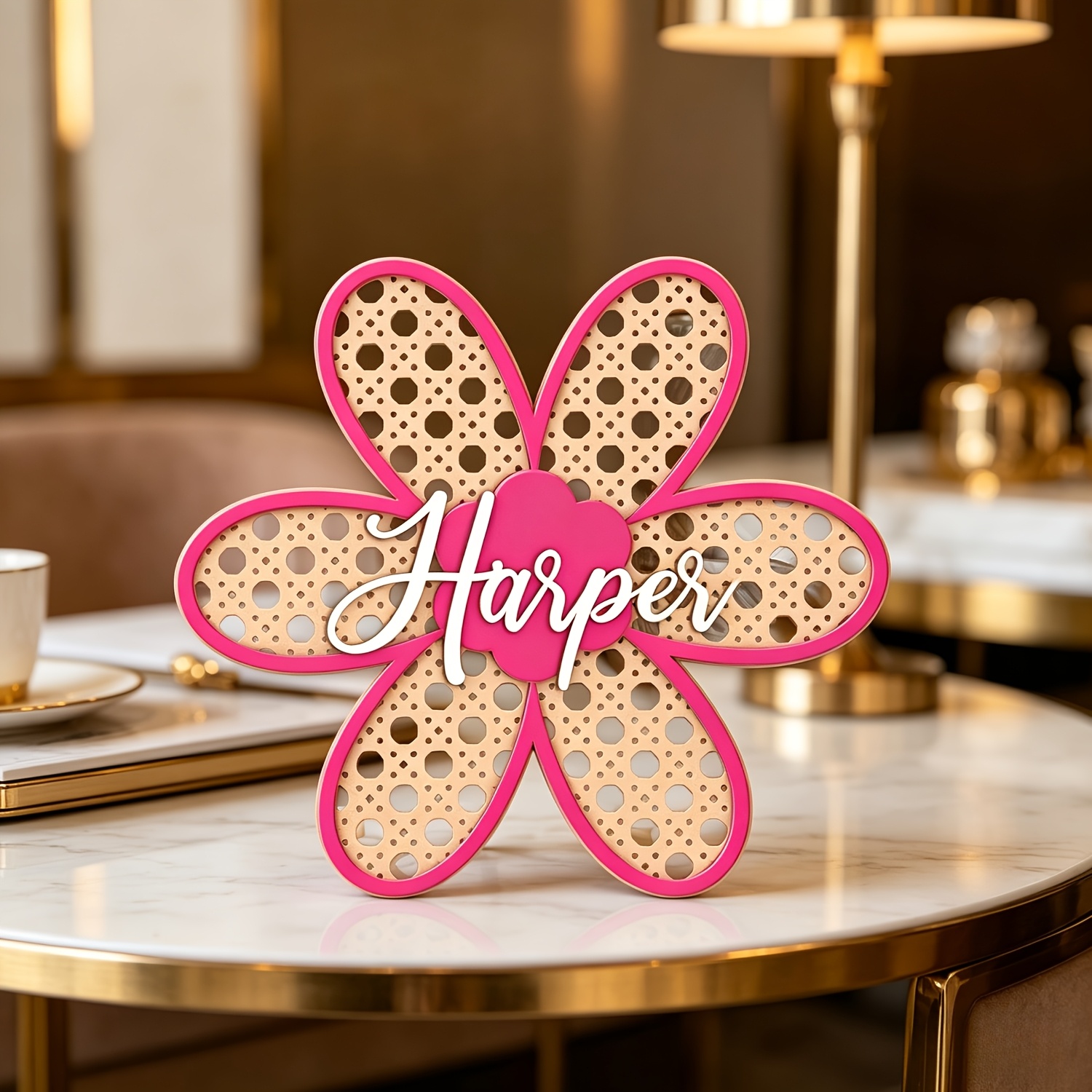 Personalized Boho Rattan Flowe - đánh giá và giá Baby Nursery Decorations