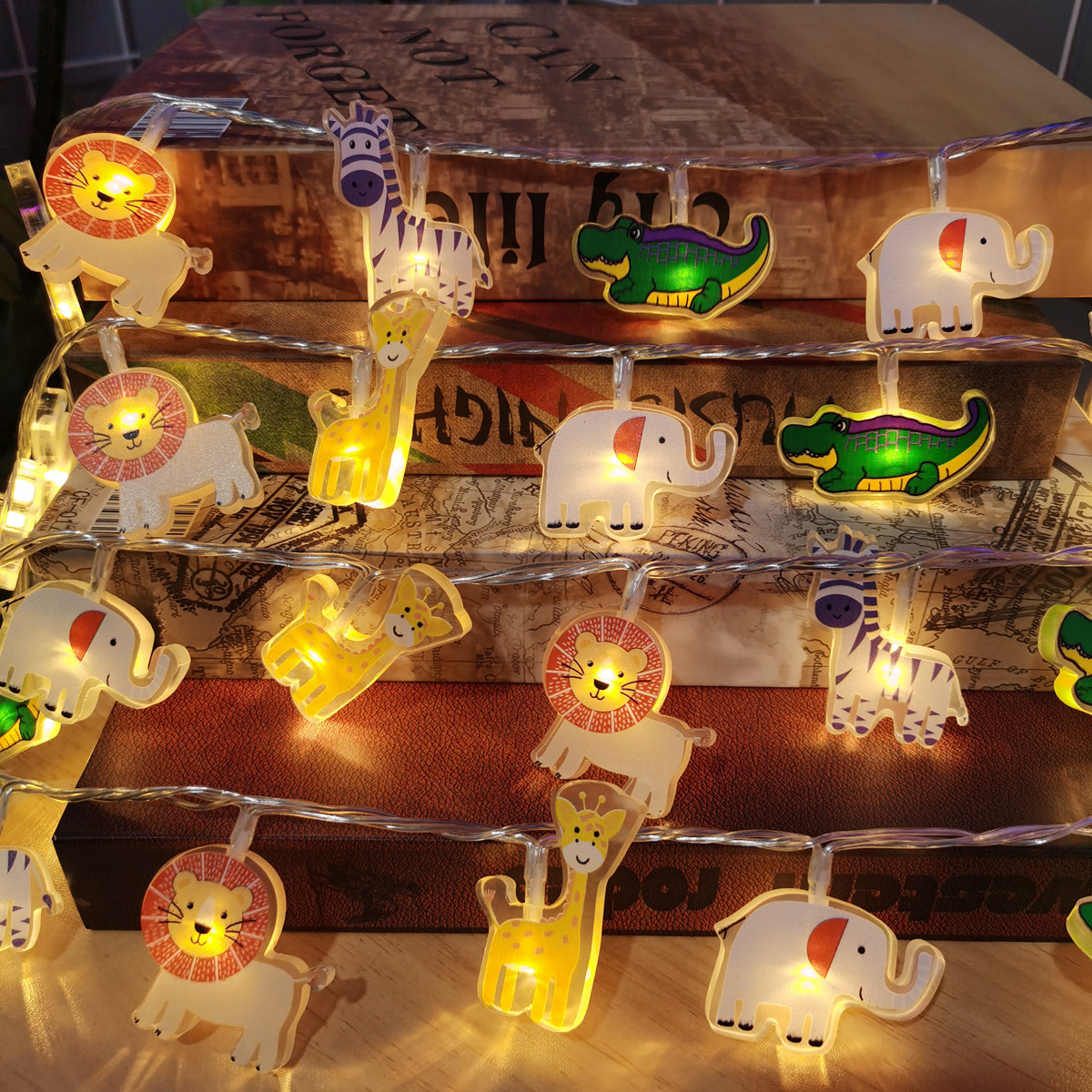 Cartoon Wild Animal LED Decora - đánh giá và giá Baby Nursery Animal Theme
