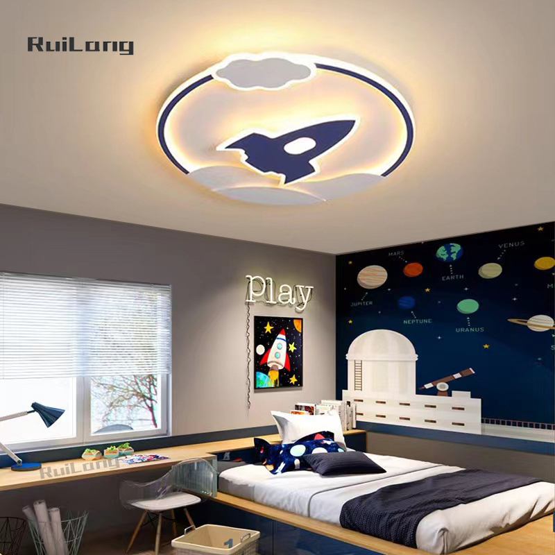 Cartoon Rocket Ceiling Lamp fo - đánh giá và giá Baby Nursery Light Fixture