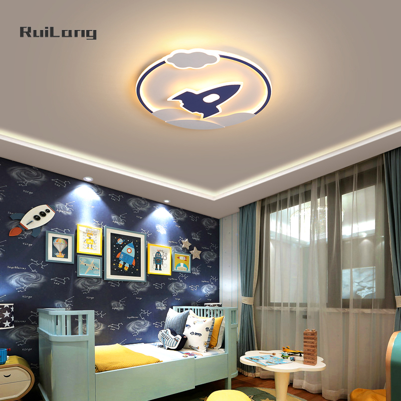 Cartoon Rocket Ceiling Lamp fo - đánh giá và giá Baby Nursery Light Fixture