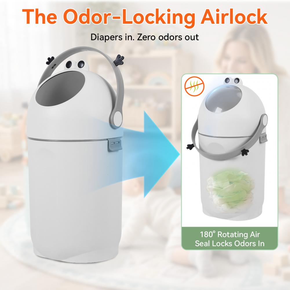 15L Cartoon Style Odor Sealing - đánh giá và giá Diaper Pail Odor
