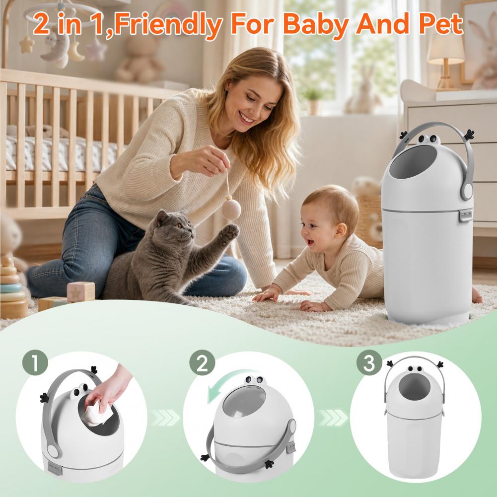 15L Cartoon Style Odor Sealing - đánh giá và giá Diaper Pail Odor