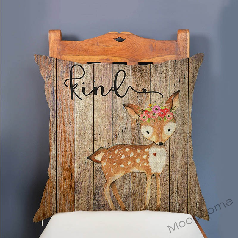 Cute Woodland Animals Wood Tex - đánh giá và giá Baby Nursery Pillow