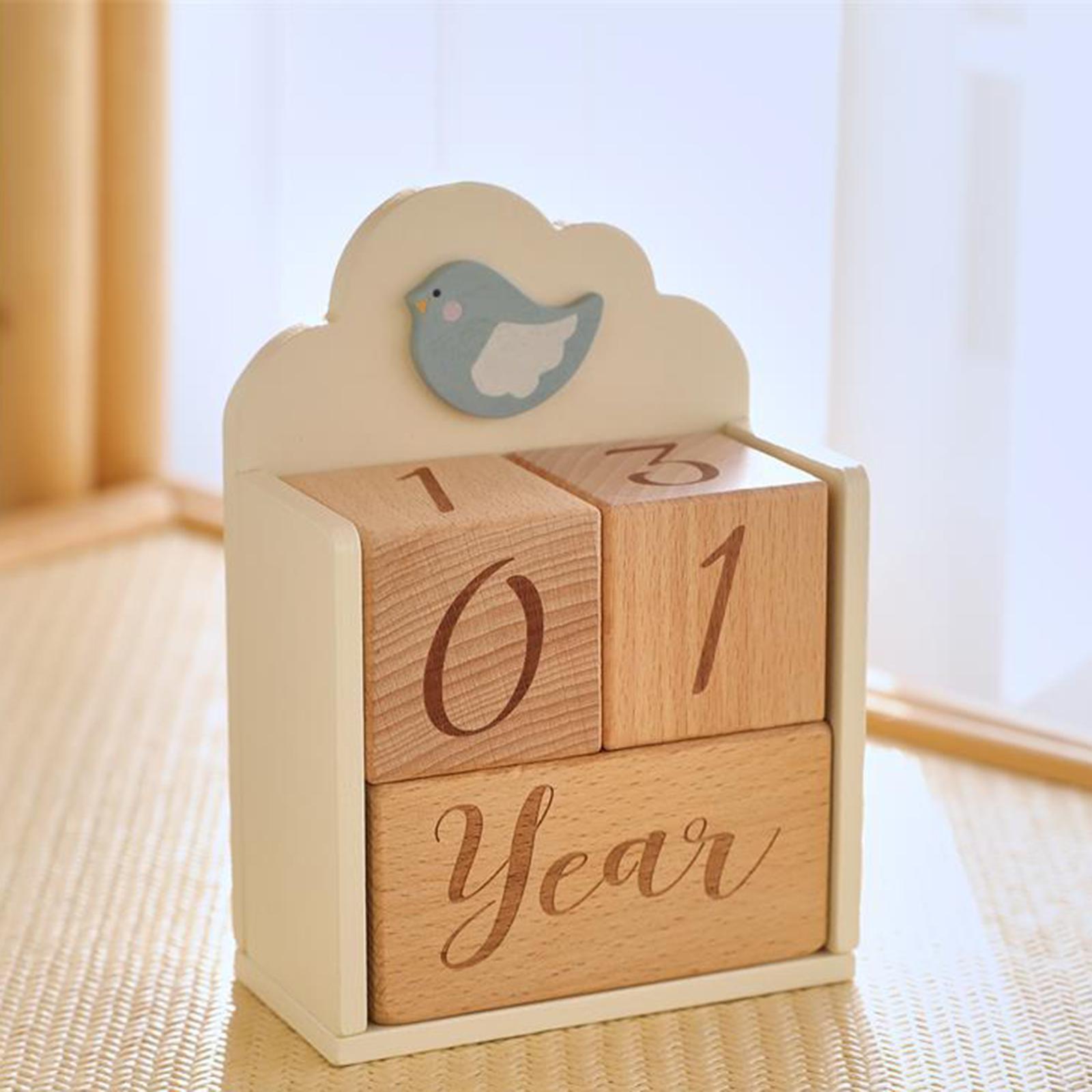 Wooden Baby Age Blocks Unique  - đánh giá và giá Baby Nursery Age