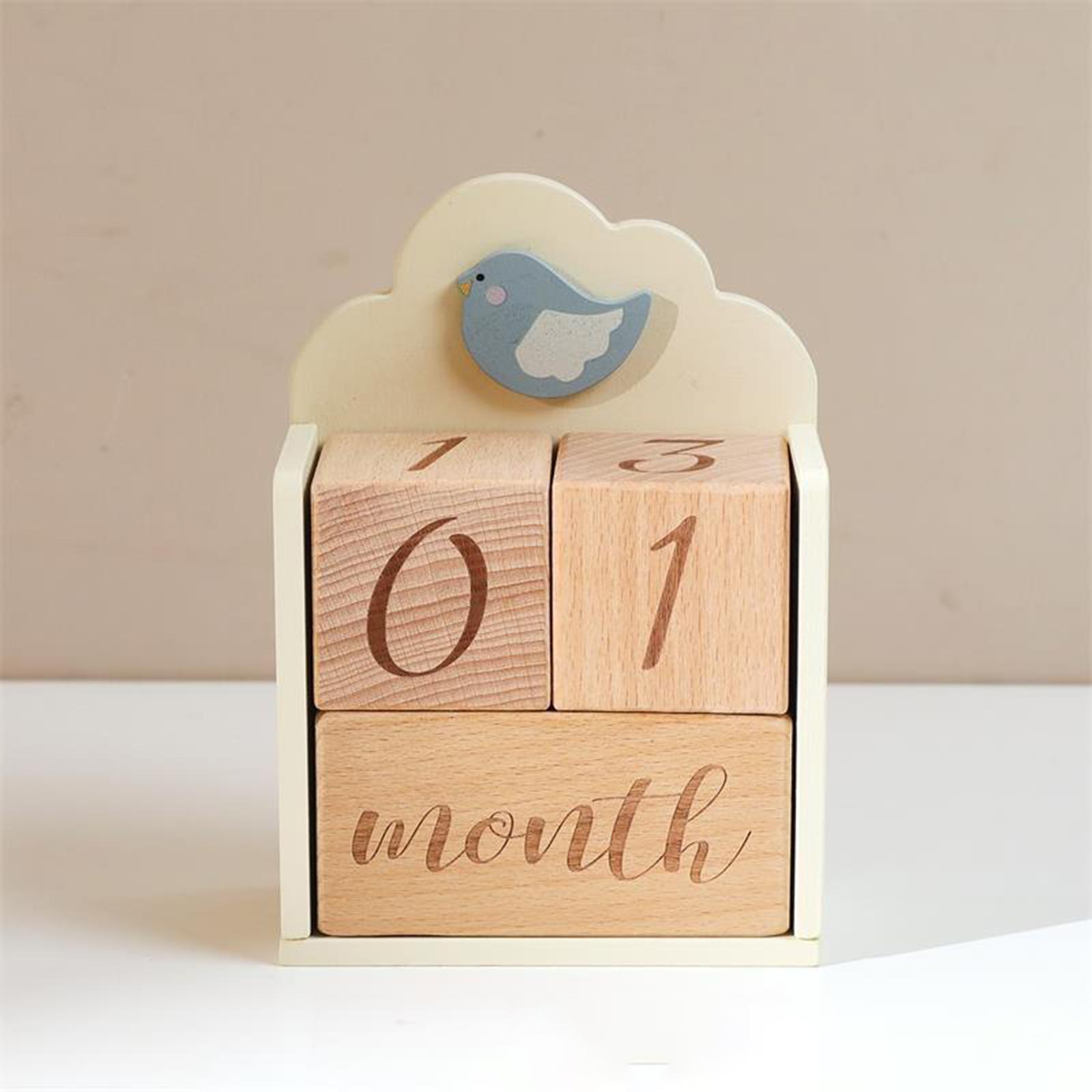 Wooden Baby Age Blocks Unique  - đánh giá và giá Baby Nursery Age