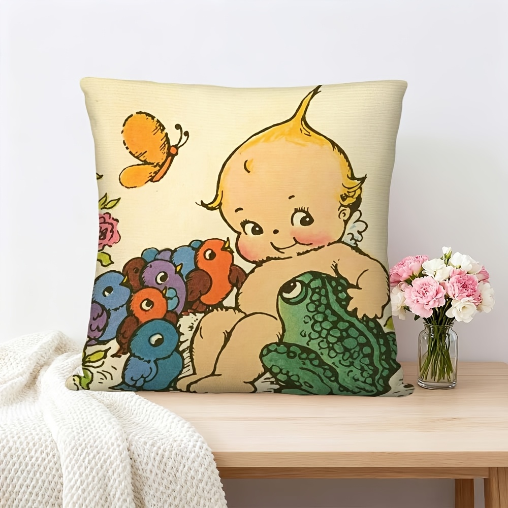 Cute Baby Frog Nursery Decor P - đánh giá và giá Baby Nursery Pillow