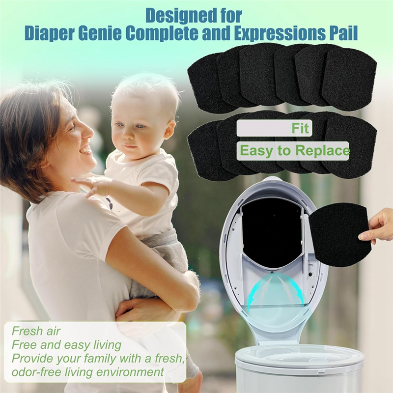 ABLU-12 Pack Baby Diaper Pail  - đánh giá và giá Diaper Pail Odor