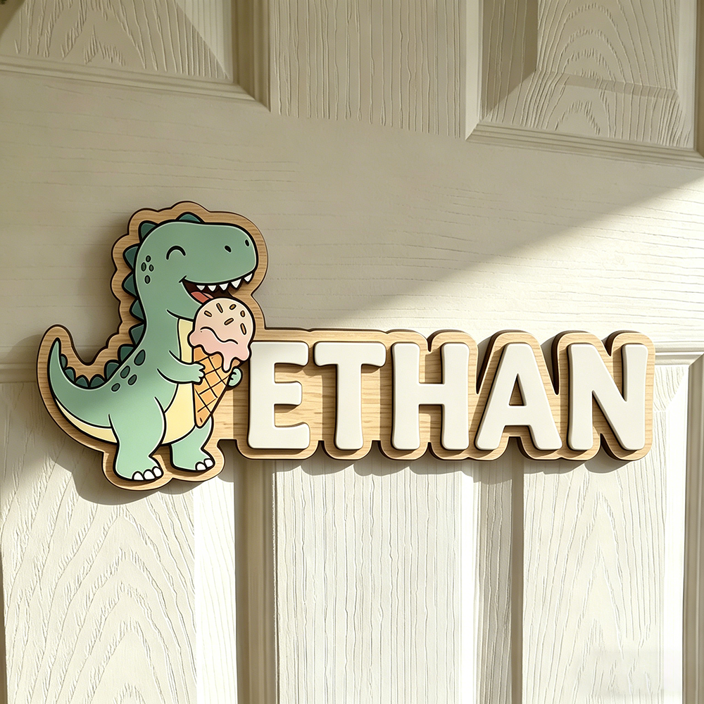 Whimsical Ice Cream Dinosaur C - đánh giá và giá Baby Nursery Decorations