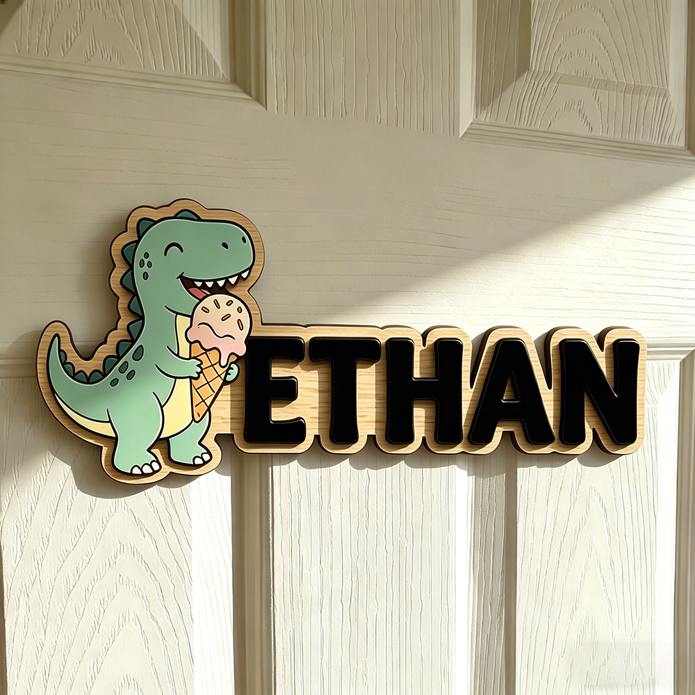 Whimsical Ice Cream Dinosaur C - đánh giá và giá Baby Nursery Decorations