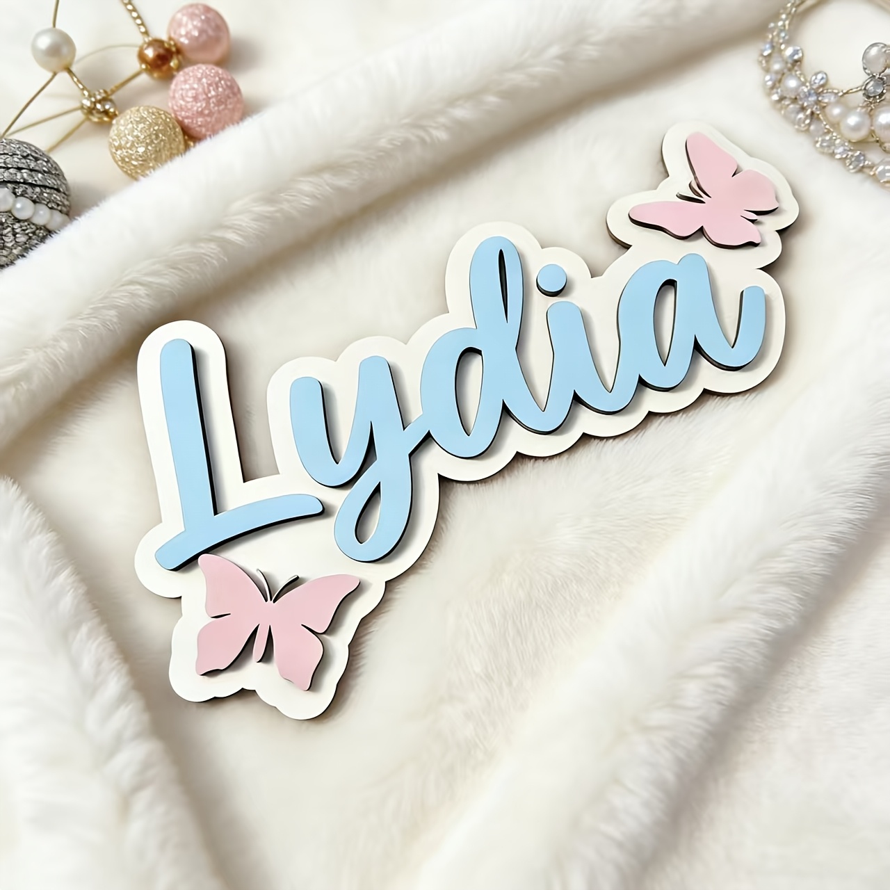 Personalized Blue & Pink Butte - đánh giá và giá Baby Nursery Decorations