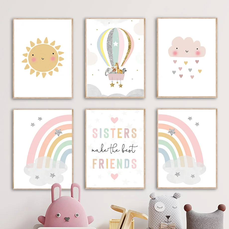 Giraffe Elephant Hot Balloon S - đánh giá và giá Baby Nursery Art