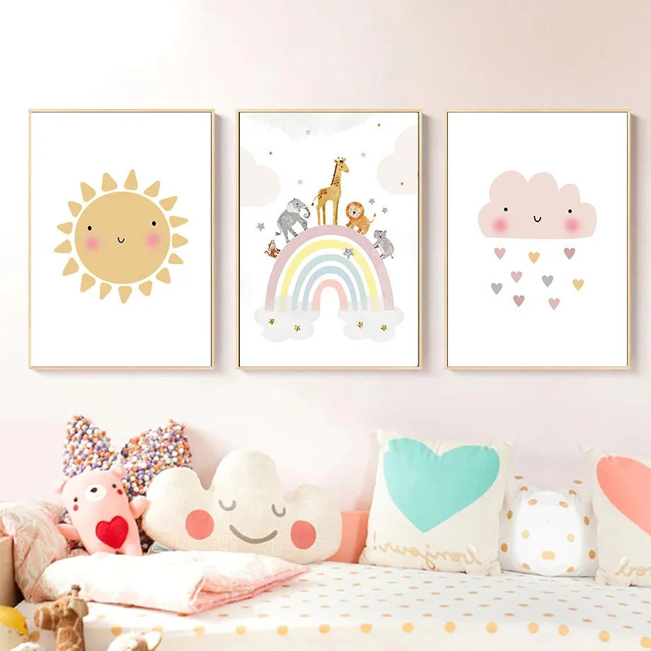 Giraffe Elephant Hot Balloon S - đánh giá và giá Baby Nursery Art