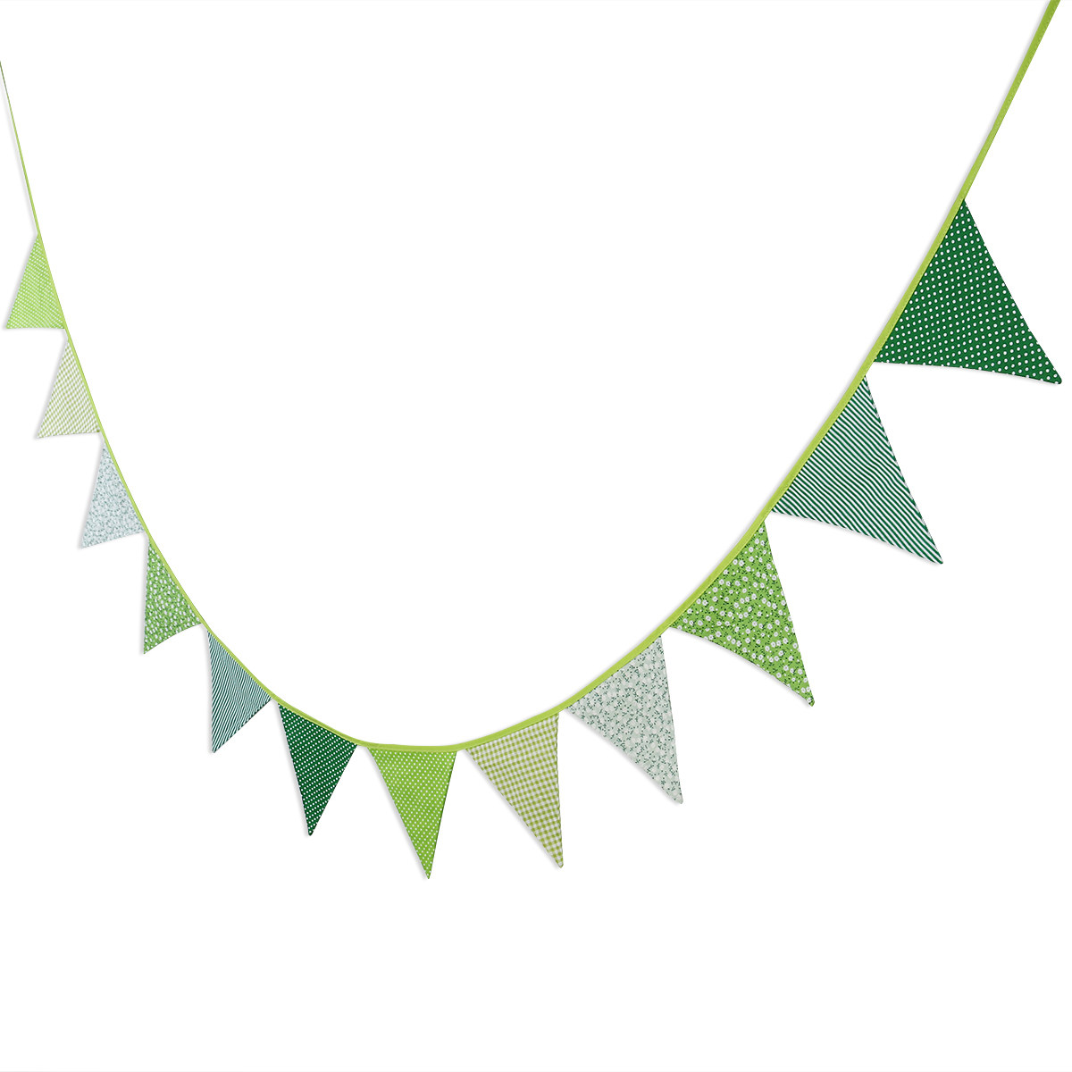 12Pcs Vintage Green Triangle F - đánh giá và giá Baby Nursery Bunting