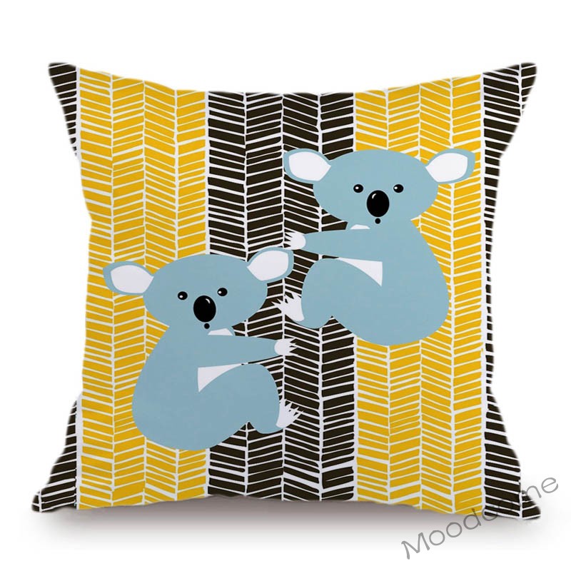 Super Cute Animals Lion Seahor - đánh giá và giá Baby Nursery Pillow