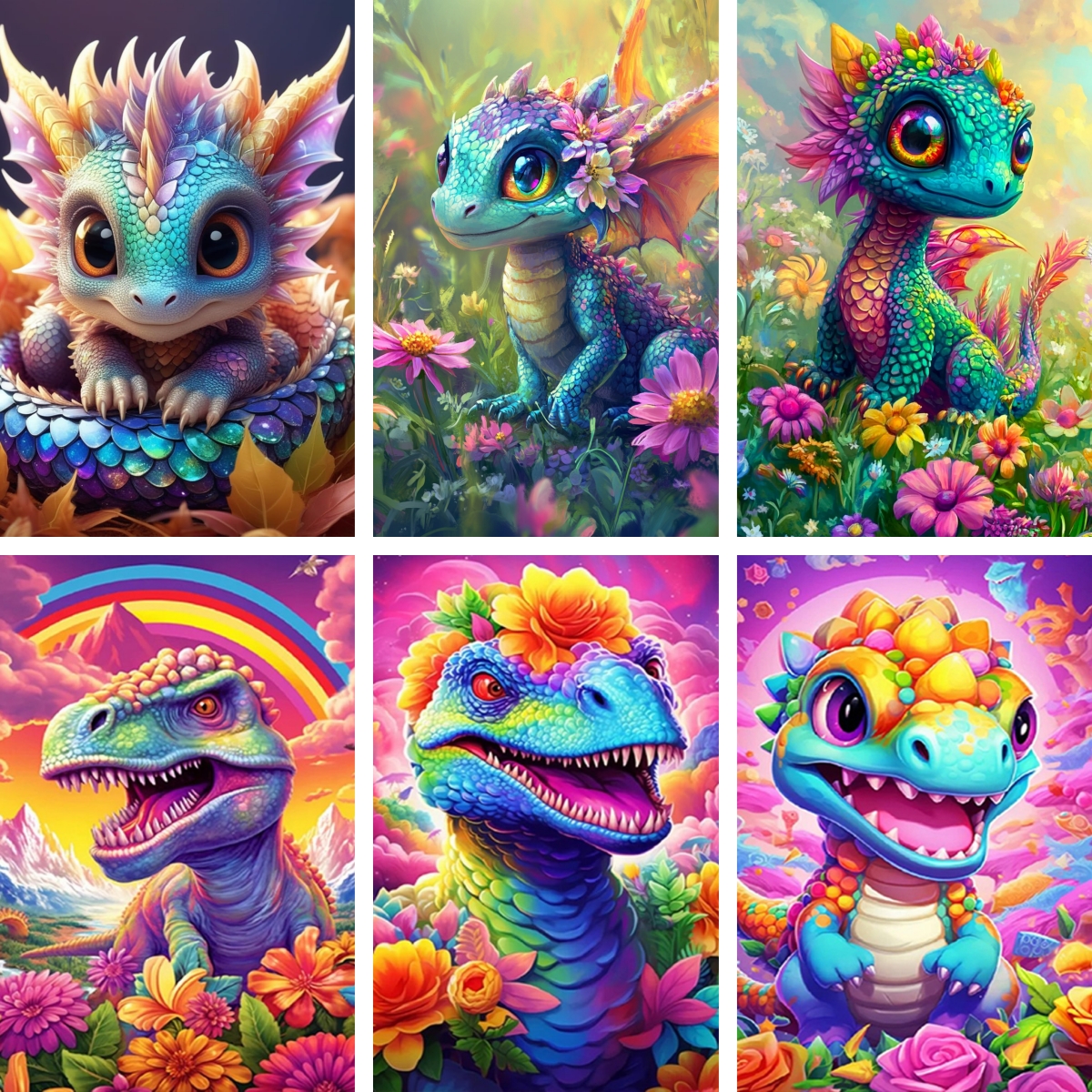 5D Diamond Painting Dinosaur F - đánh giá và giá Baby Bag Nursery
