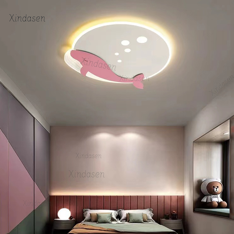 Kids Room Ceiling Light Whale  - đánh giá và giá Baby Nursery Light