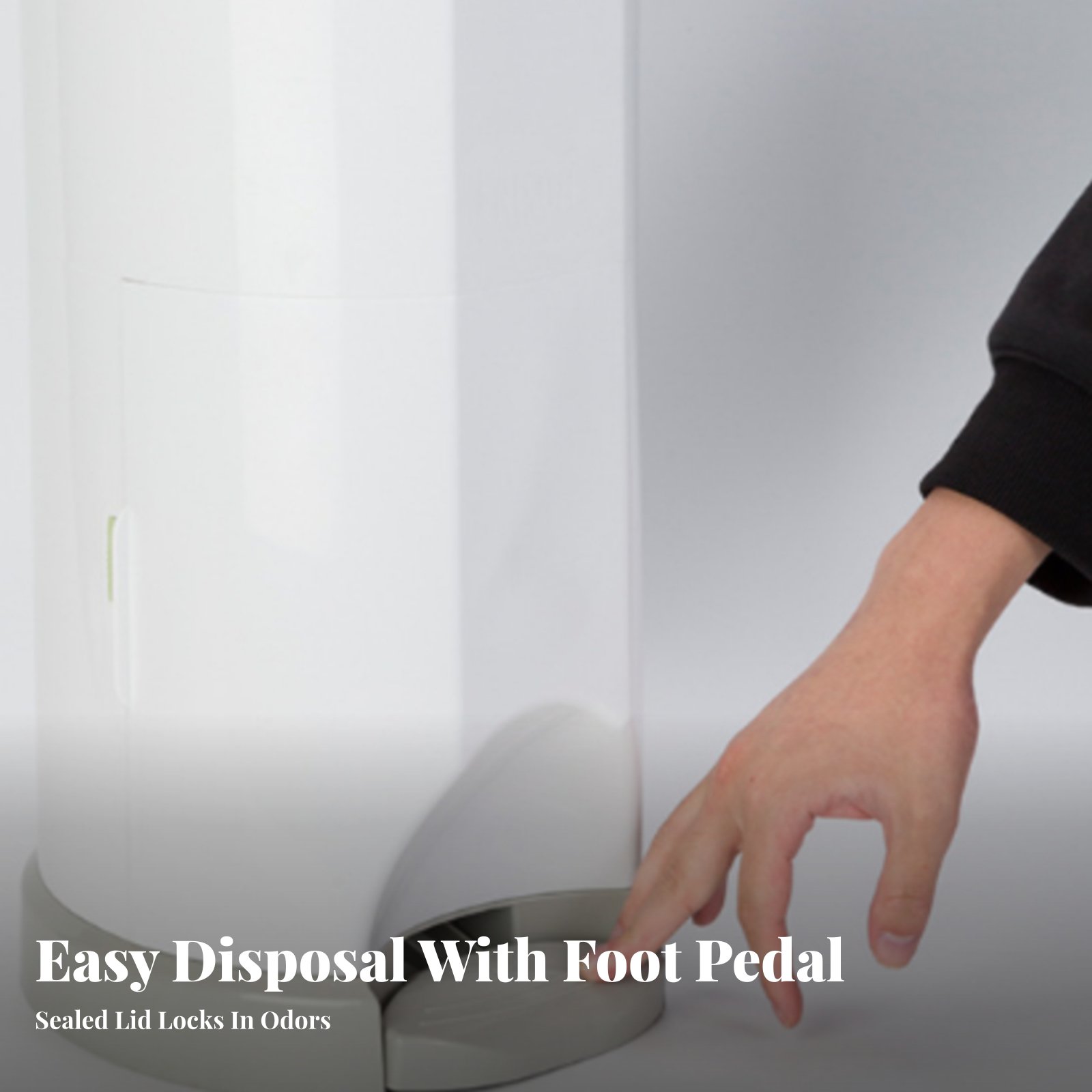 Foot Pedal Diaper Pail No Bend - đánh giá và giá Diaper Pail Odor