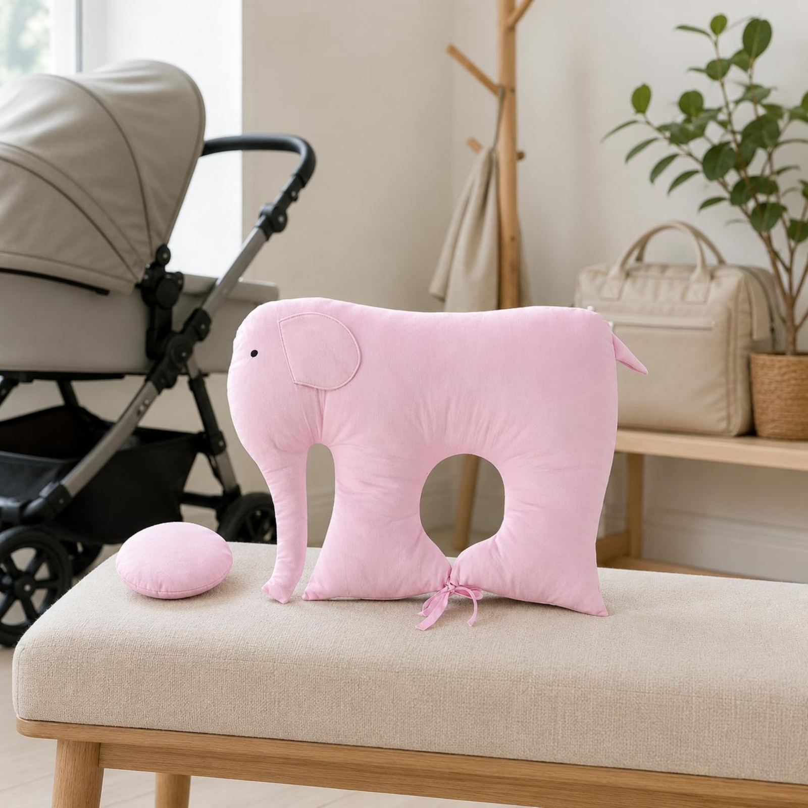 Elephant Baby Pillow Removable - đánh giá và giá Baby Nursery Pillow