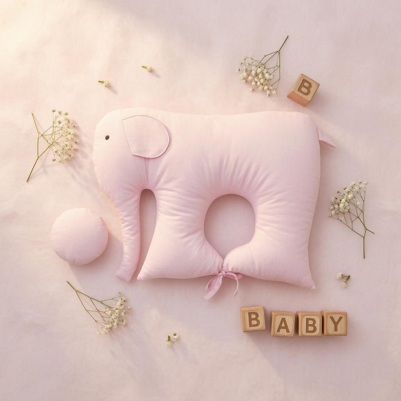 Elephant Baby Pillow Removable - đánh giá và giá Baby Nursery Pillow