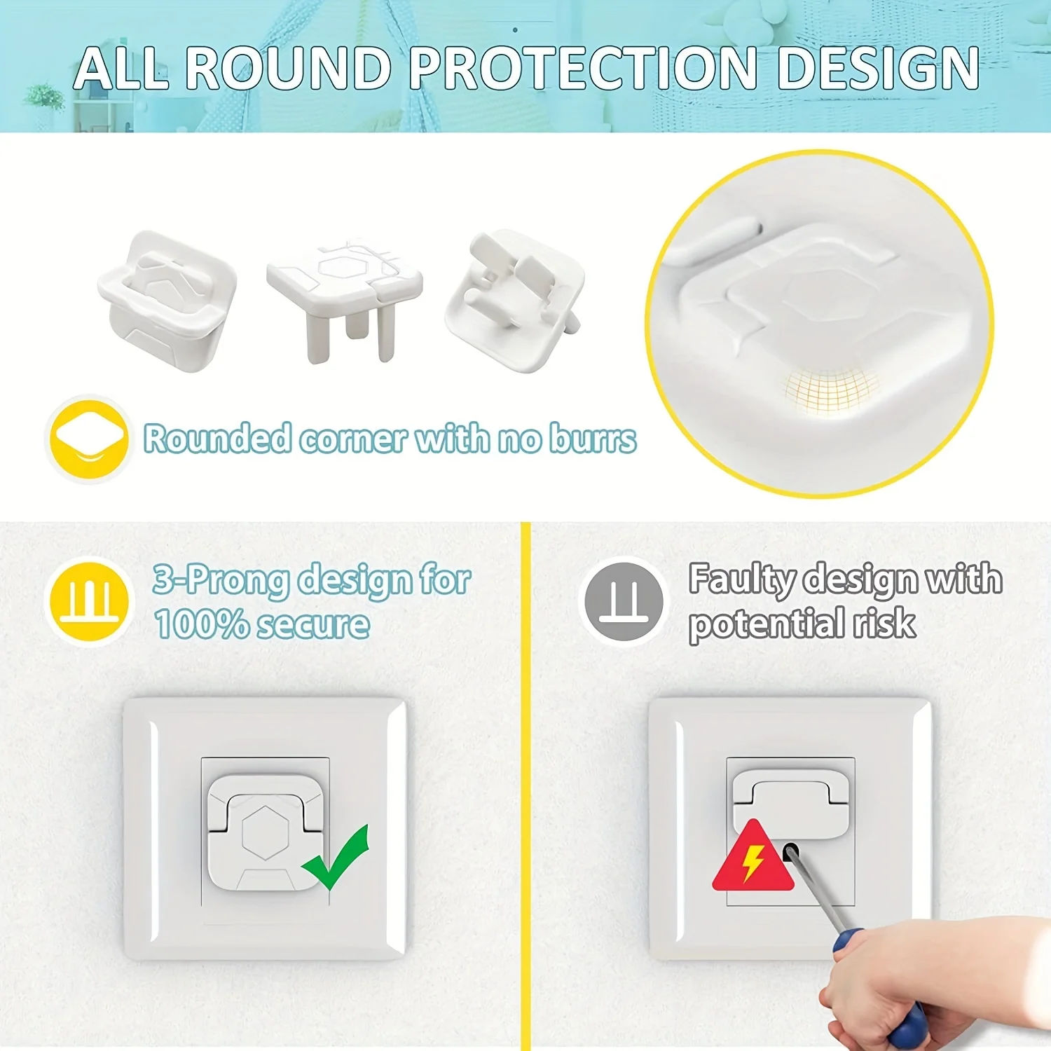 1-20Pc Baby Proof Outlet Cover - đánh giá và giá Outlet Cover Childproof