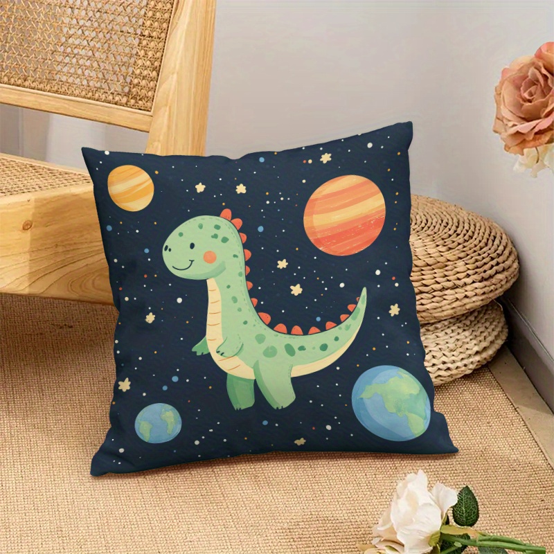 Cute Dinosaur Space Planets Cu - đánh giá và giá Baby Nursery Pillow