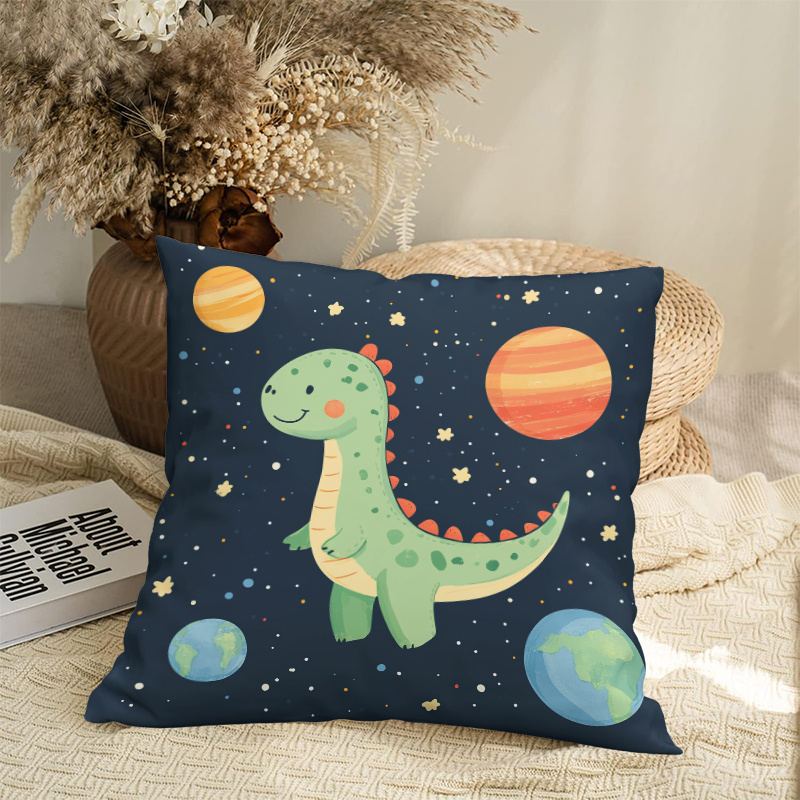 Cute Dinosaur Space Planets Cu - đánh giá và giá Baby Nursery Pillow