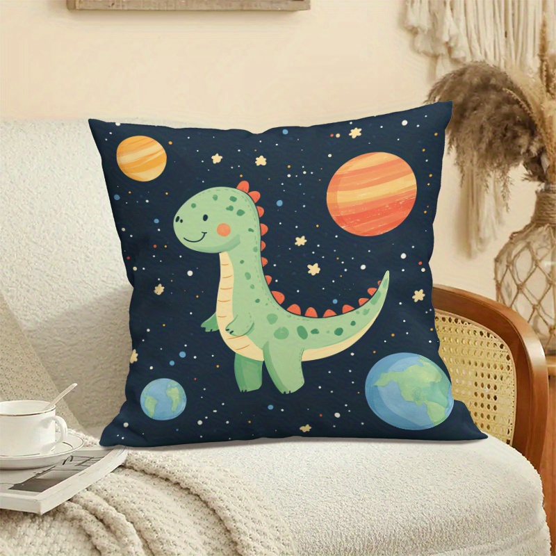 Cute Dinosaur Space Planets Cu - đánh giá và giá Baby Nursery Pillow
