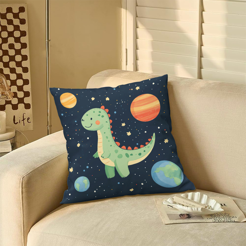 Cute Dinosaur Space Planets Cu - đánh giá và giá Baby Nursery Pillow
