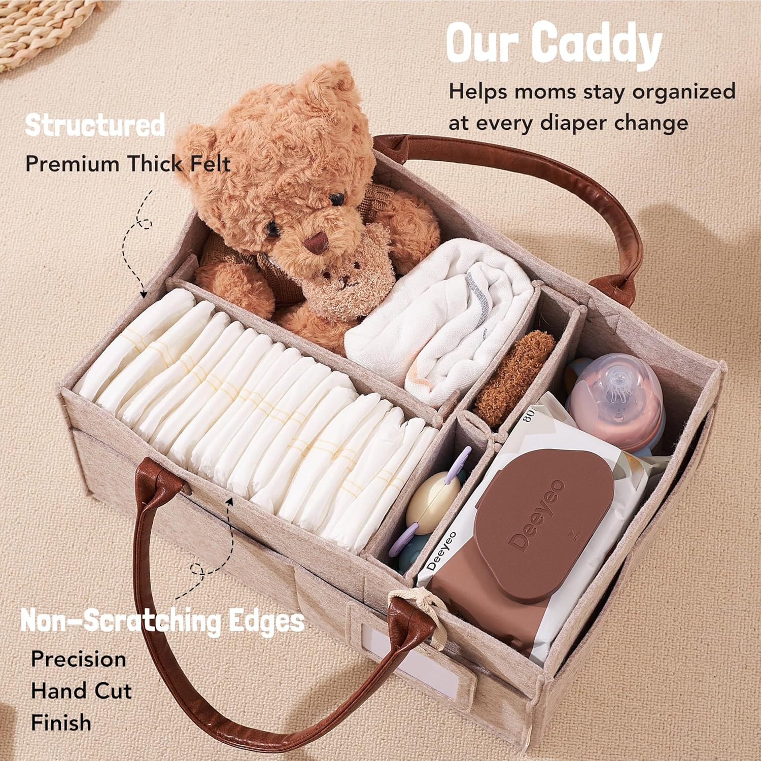 Baby Felt Storage Nursery Orga - đánh giá và giá Baby Bag Nursery