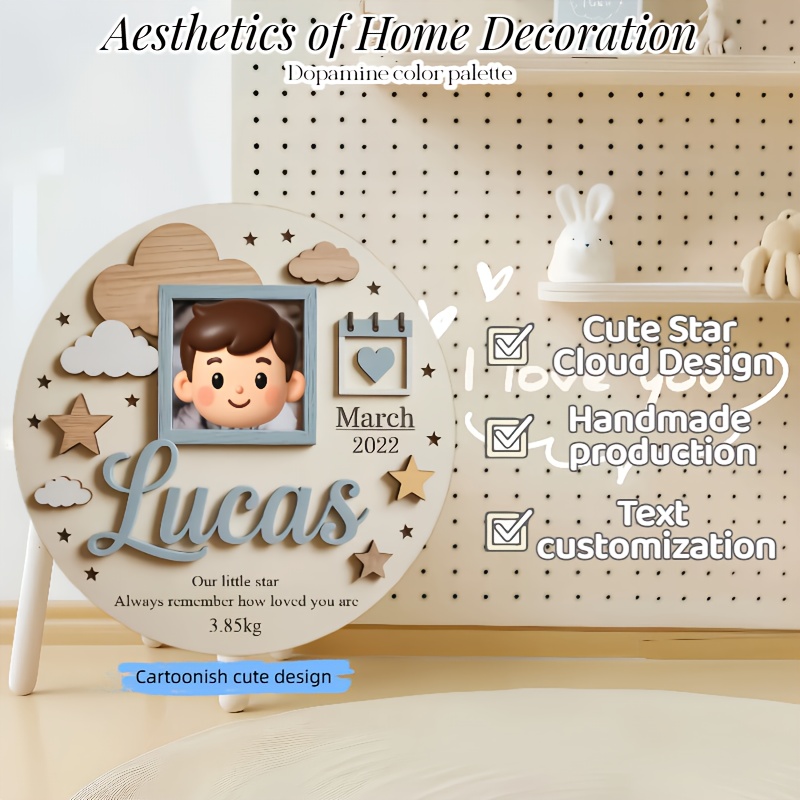 Personalized Baby Photo Frame, - đánh giá và giá Baby Nursery Decorations