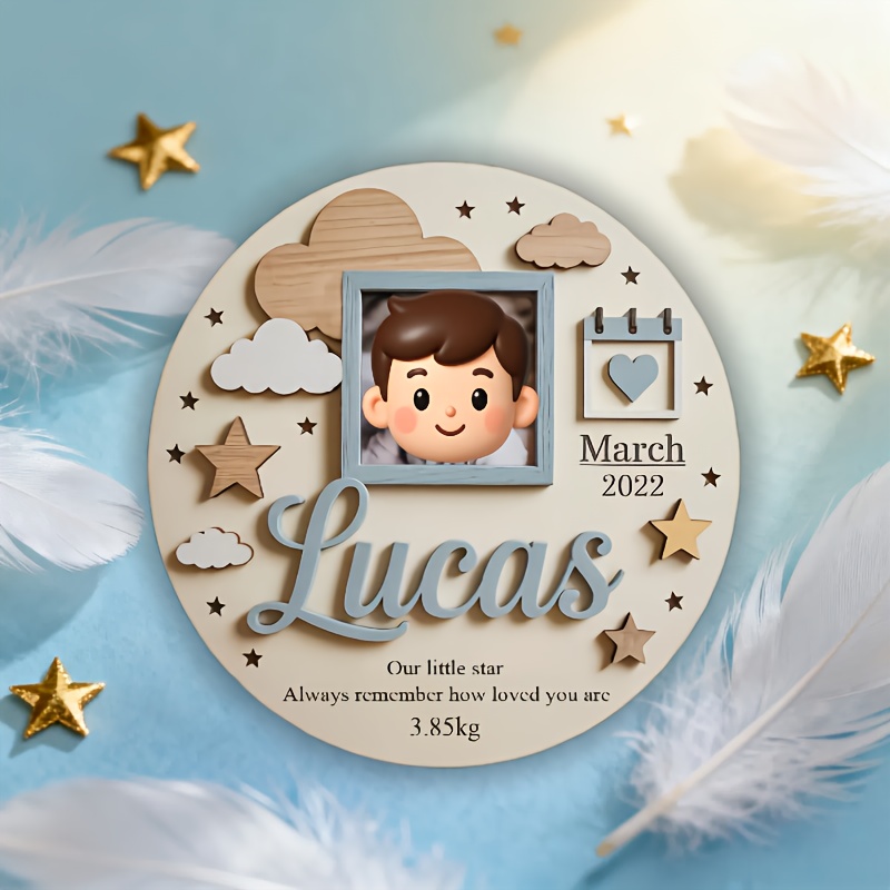 Personalized Baby Photo Frame, - đánh giá và giá Baby Nursery Decorations