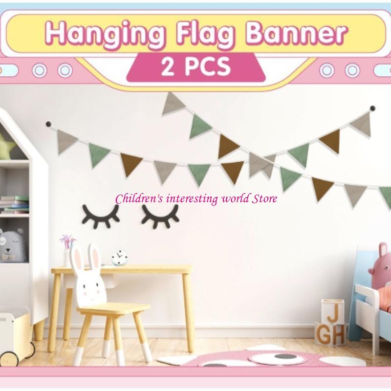 Easy Hanging Bunting Garland V - đánh giá và giá Baby Nursery Bunting
