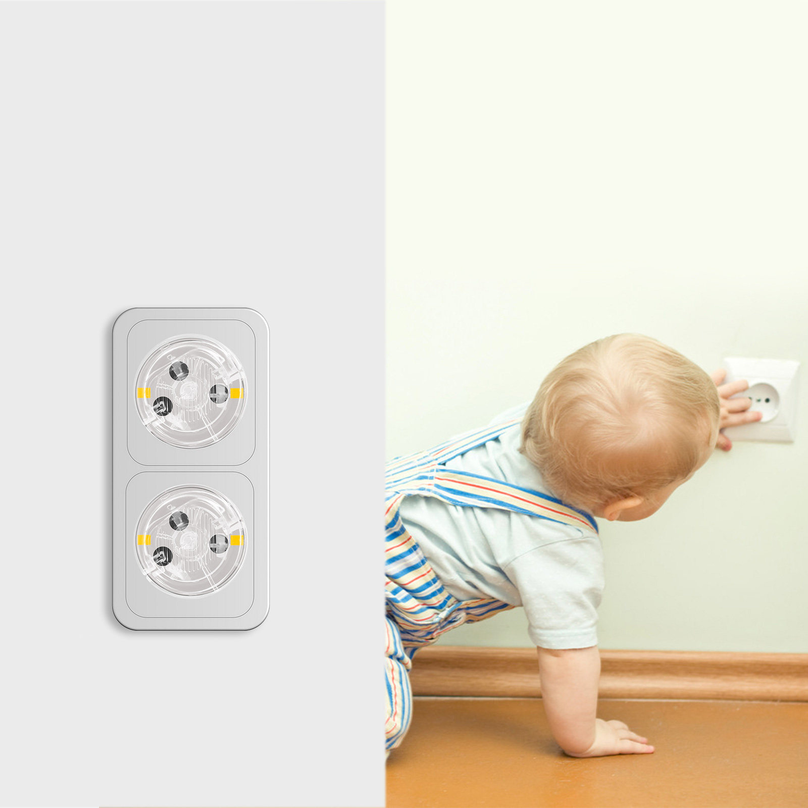 1Set Babyproof Outlet Cover El - đánh giá và giá Outlet Cover Childproof