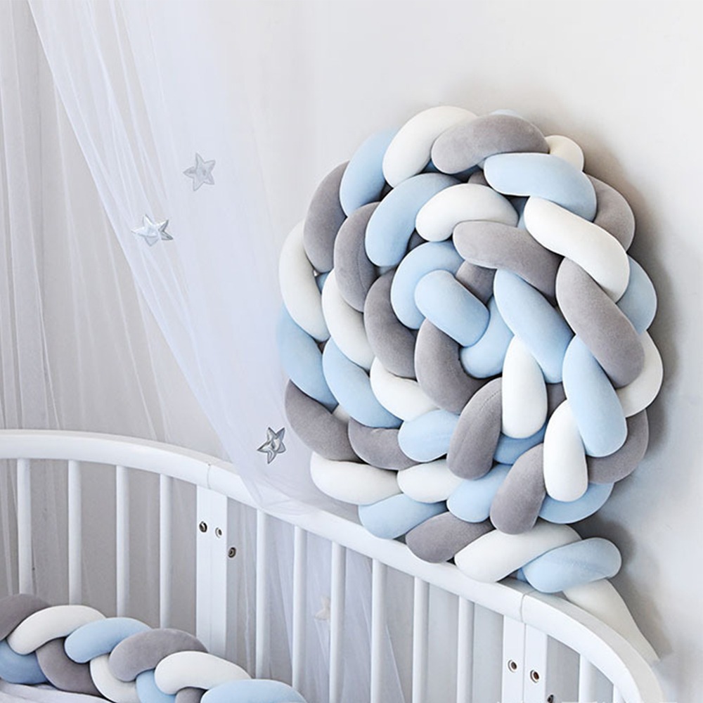 Baby Crib Bumper Handmade Cot  - đánh giá và giá Baby Nursery Pillow